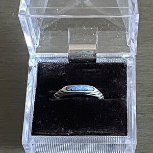 CAROLYN POLLACK STERLING SILVER STACKING RING SIZE 8 1/2 includes one ring